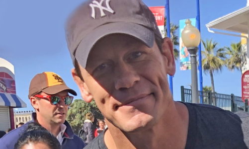 John Cena at Belmont Park