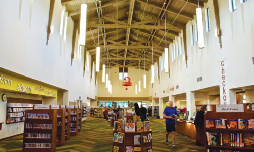 Library is a learning and community center