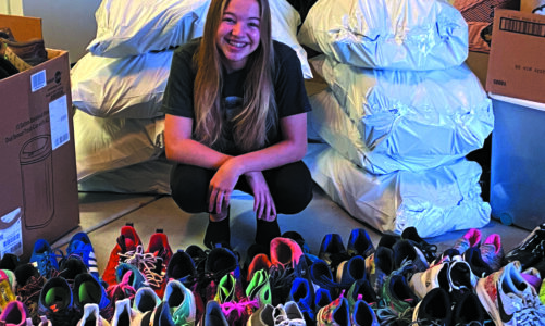 Student makes a positive impact