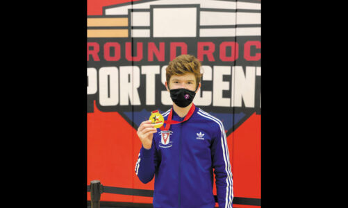A cut above: Sam Zubatiy competes in fencing at the national level
