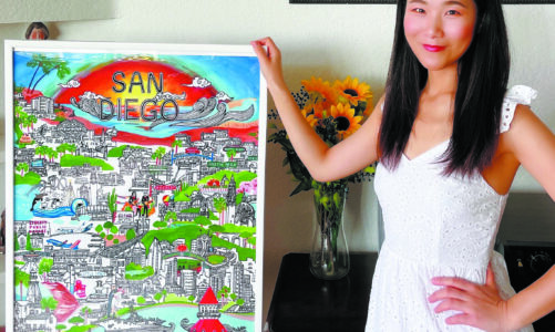 Local artist showcases her distinct style